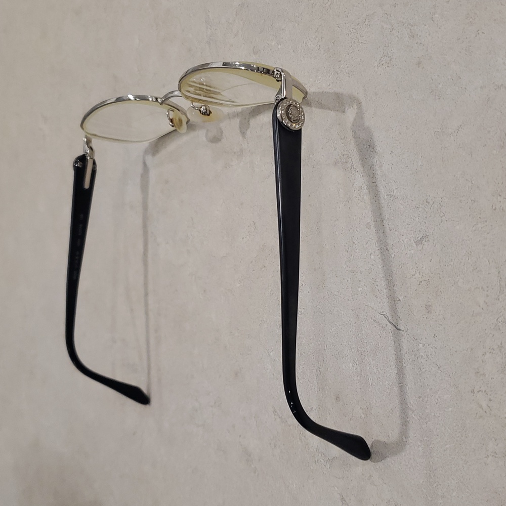 Vintage Versace Eyeglass Frames Glasses with Medusa & Swarovski Crystals - Picture 3 of 15